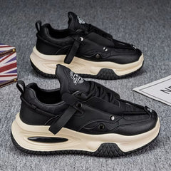 Morrocci™ Men’s Four Seasons Casual Leather Shoes – Waterproof Daddy Sneakers